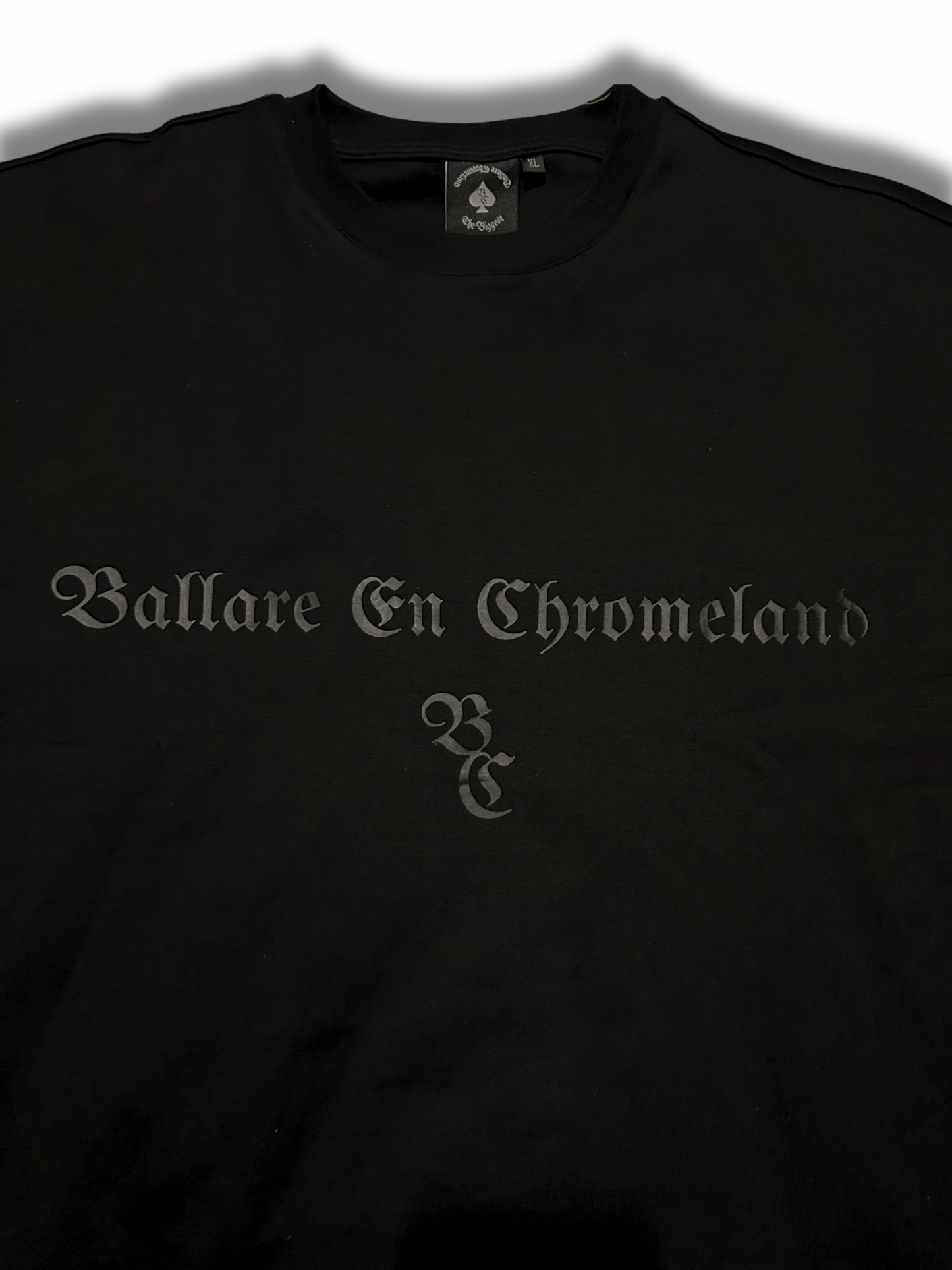 Ballare En Chromeland Oversized “Jet Black” Tee