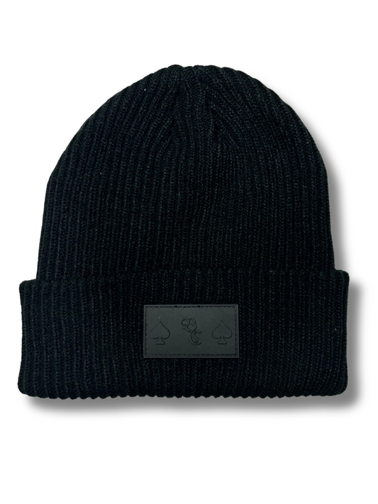 “BC Double Spade” WOOL BEANIE